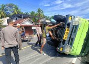 Pecah Ban, Truk Hino Terguling