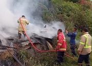 Lansia di Matur Tewas Terjebak Kebakaran