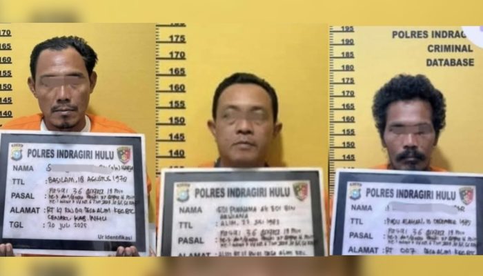 Ada Pejabat Desa, Tiga Tersangka Jual Kawasan Hutan Diringkus